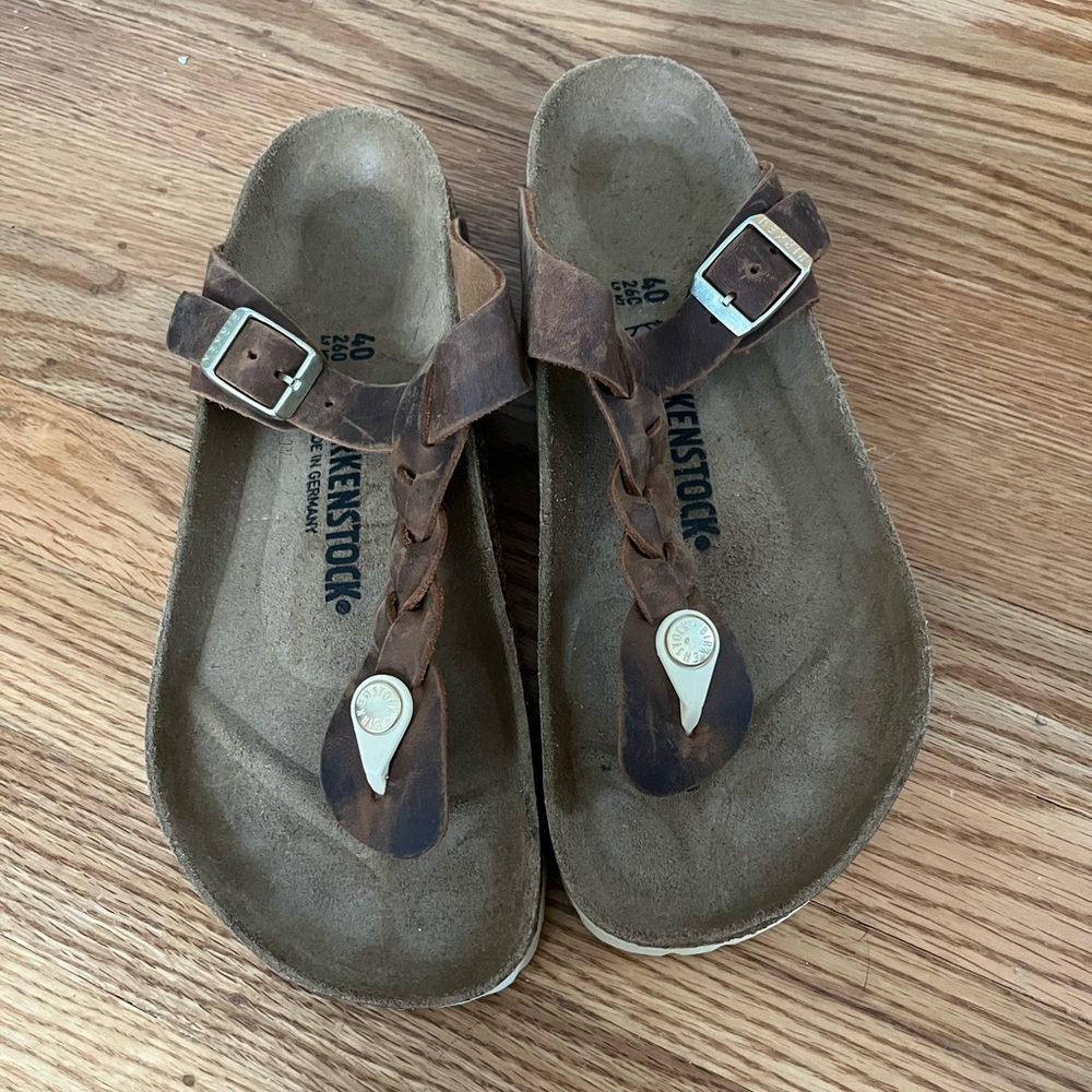 Birkenstock braided Gizeh NWOT